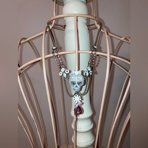 Betsey Johnson Skull Necklace